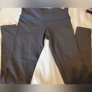 Black Lululemon Women's Mid- Rise Active Leggings